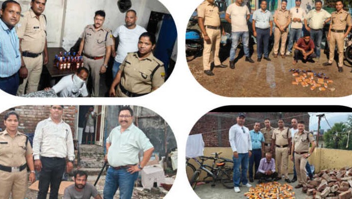 ऋषिकेश: अवैध शराब व्यापार पर जोरदार कार्रवाई, संयुक्त आबकारी टीम ने चार तस्कर गिरफ्तार