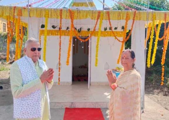 कीर्तिनगर: पेंशन की बचत से बनवाया राम मंदिर, ऐतिहासिक ग्राम रणकड़ियाल में संपन्न हुई प्राण प्रतिष्ठा