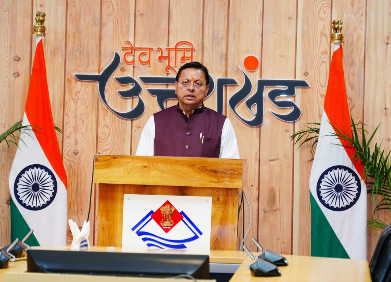 सीएम धामी ने वर्चुअल माध्यम से श्री वाराही धाम देवीधुरा के नव निर्माण कार्यों का किया शिलान्यास