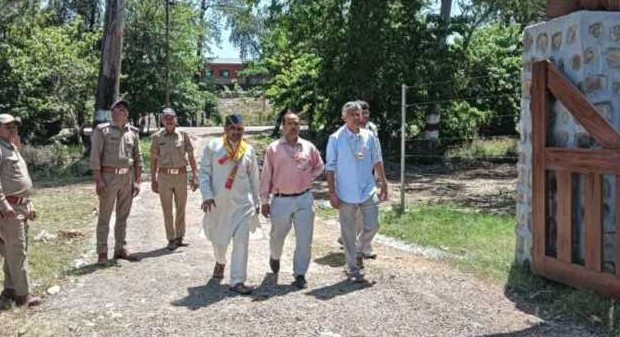 ऋषिकेश: नागालैंड के अपर मुख्य सचिव वी. शशांक शेखर ने नमामि गंगे कार्यों का किया निरीक्षण